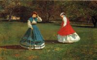 Homer, Winslow - A Game of Croquet